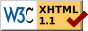 Valid XHTML 1.1 Logo