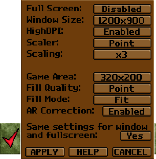 Video Options